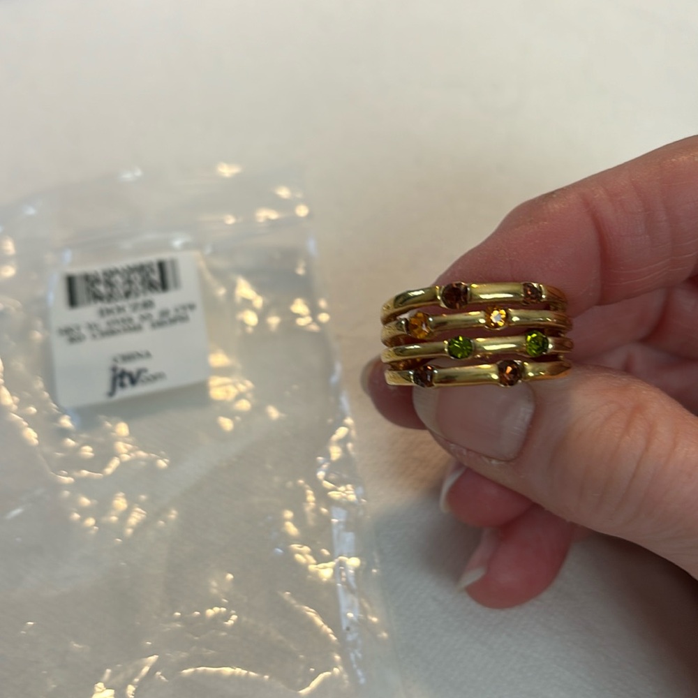 NWT JTV 14K over Sterling Silver Ring, Size 9.